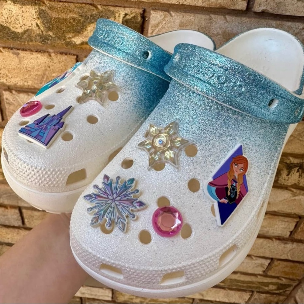 Disney frozen women’s crocs purchased at Walt Disney World